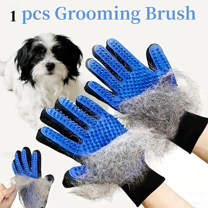 1PCS cat cleaning massage brush, stroking cats gloves, glove brush suitable for cat massage to remove floating hair, stroking cats cleaning gloves, pet grooming massage stroking cats gloves hair removal gloves brush
