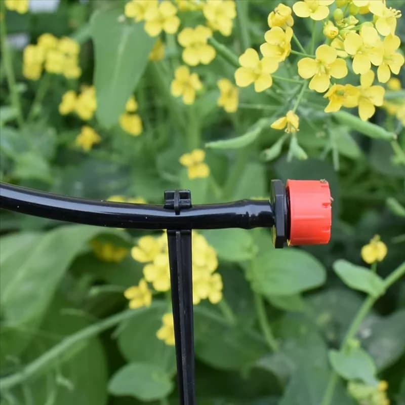 A74E-Sistema di irrigazione automatico per vasi da fiori Sistema di irrigazione a goccia fai-da-te Kit di irrigazione microgoccia per tubi da giardino