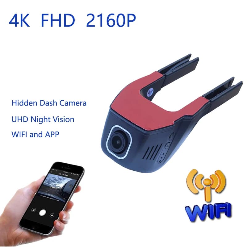 Per Renault Duster Alaskan Koleos Lodgy Clio Hyundai Celesta Verna Reina MUFASA i30 Auto 4K Wifi DVR Videoregistratore Dash Camera