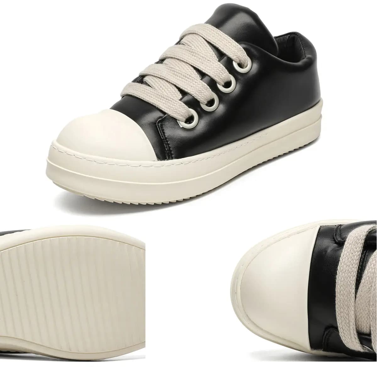 Fashionable moccasins with soft soles and simple thick laces, casual shoes, simple torque shoes