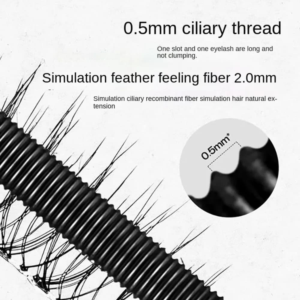 Colored Metal Mascara Waterproof, Small Tube, Stretching Effect, Fast Drying, For Extension Eyelashes