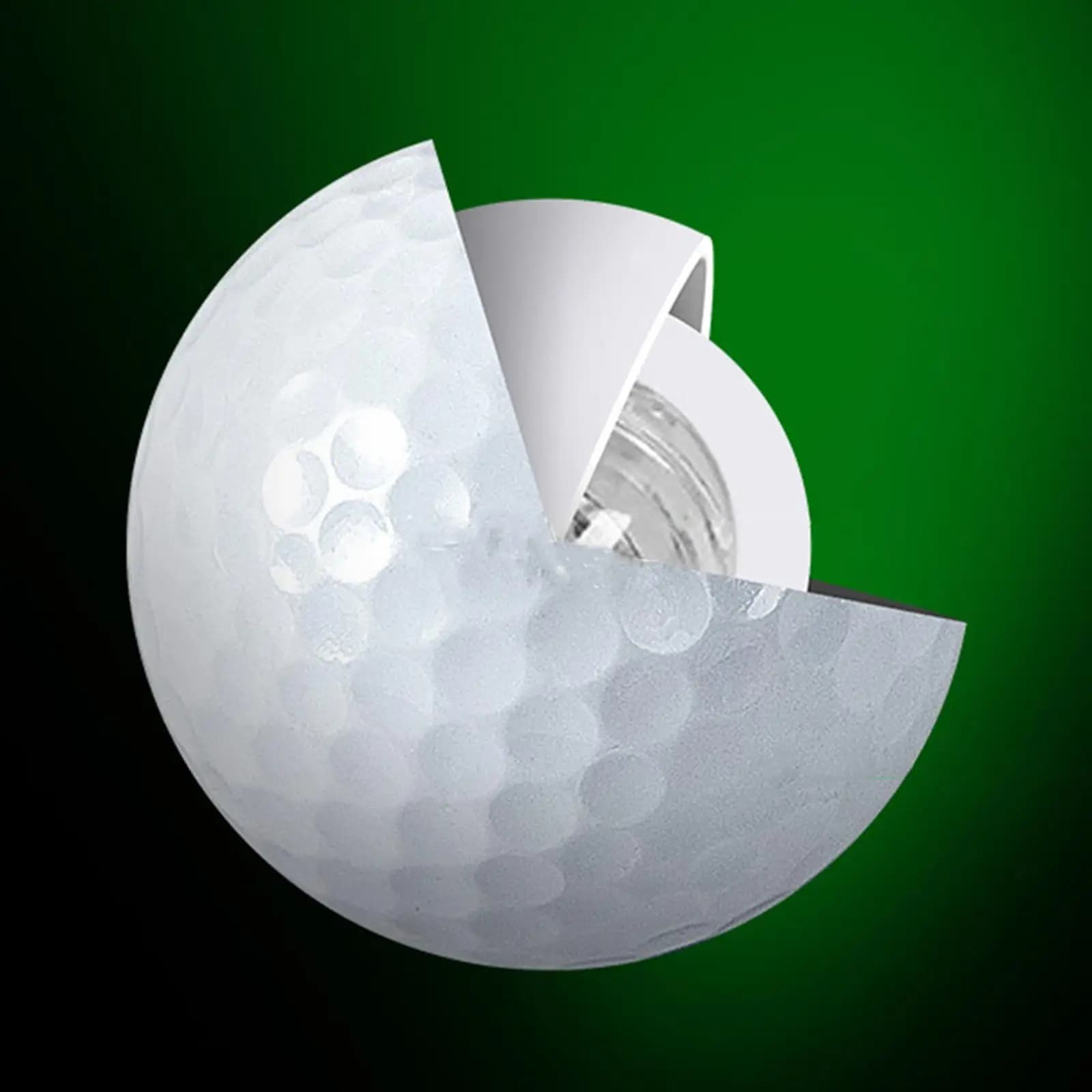 6 palline da golf luminose al buio, palline da golf a LED, palline da golf che si illuminano