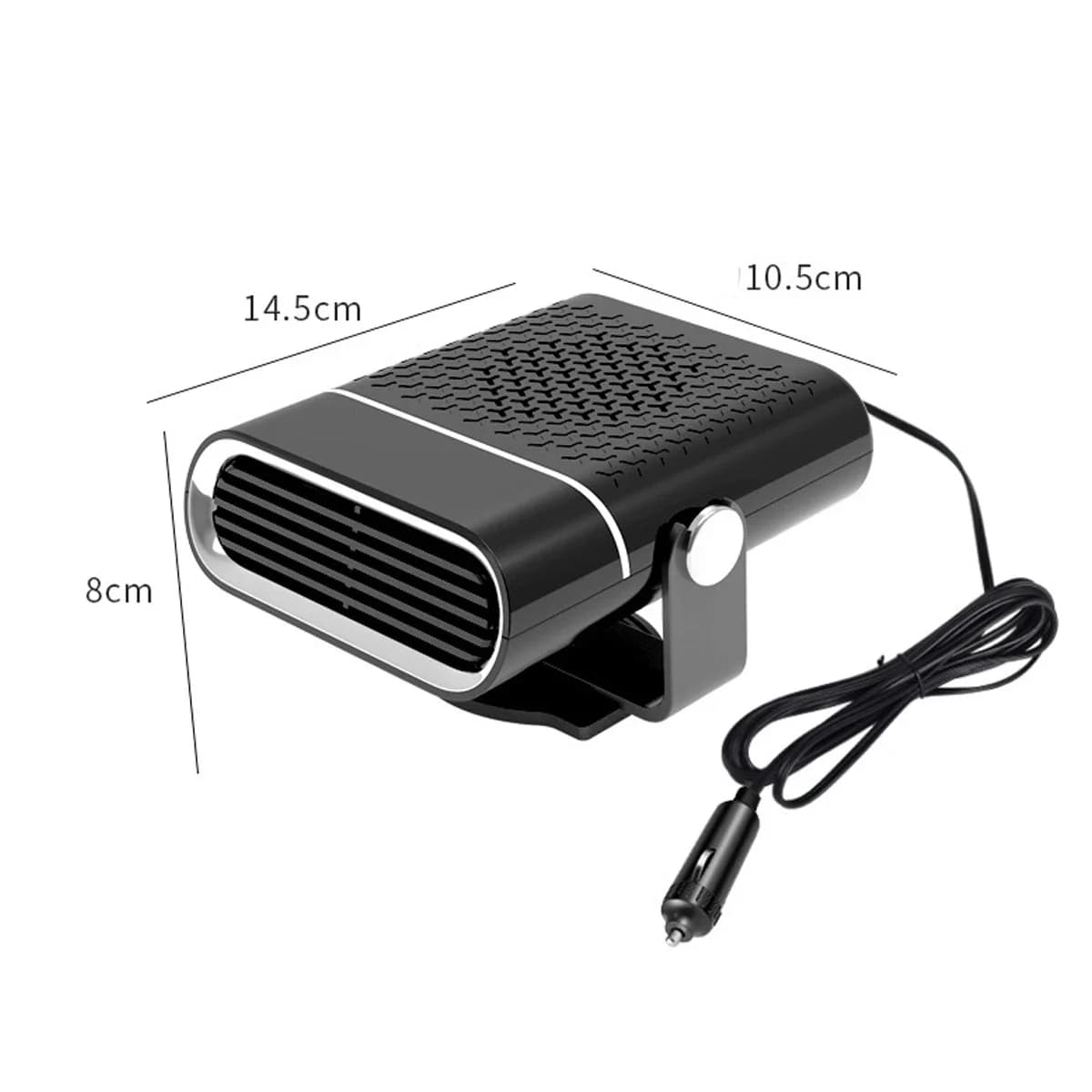 Per Auto Casa 150W 12V/24V Riscaldatore Per Auto Ventola di Riscaldamento Elettrico Portatile Asciugatrice Parabrezza Disappannante Sbrinatore