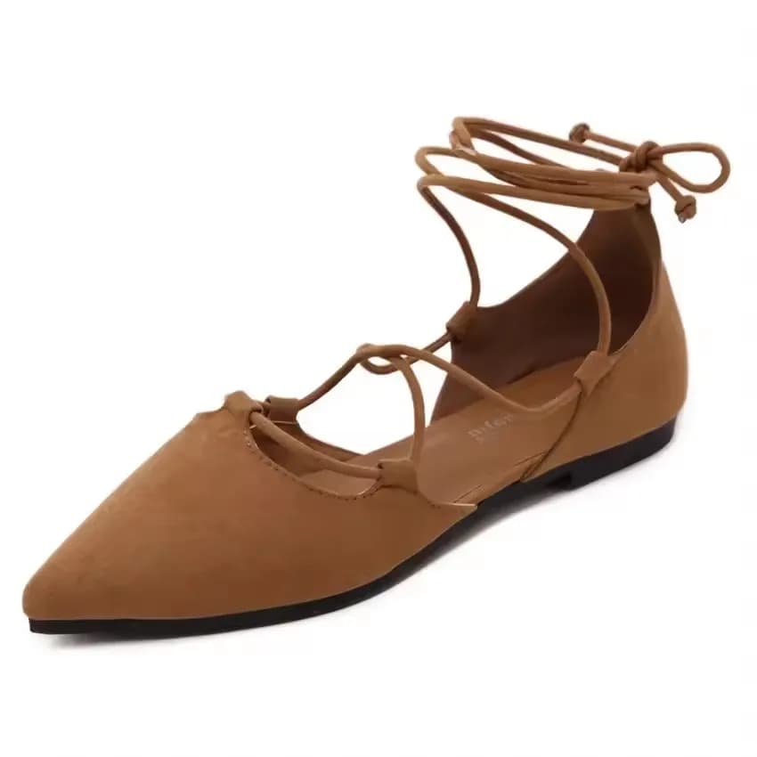 Nuove Scarpe da Donna alla Moda con Punta a Spillo, Sandali Romani, Eleganti Scarpe Casual con Pizzo Traforato per Donna, Scarpe di Design