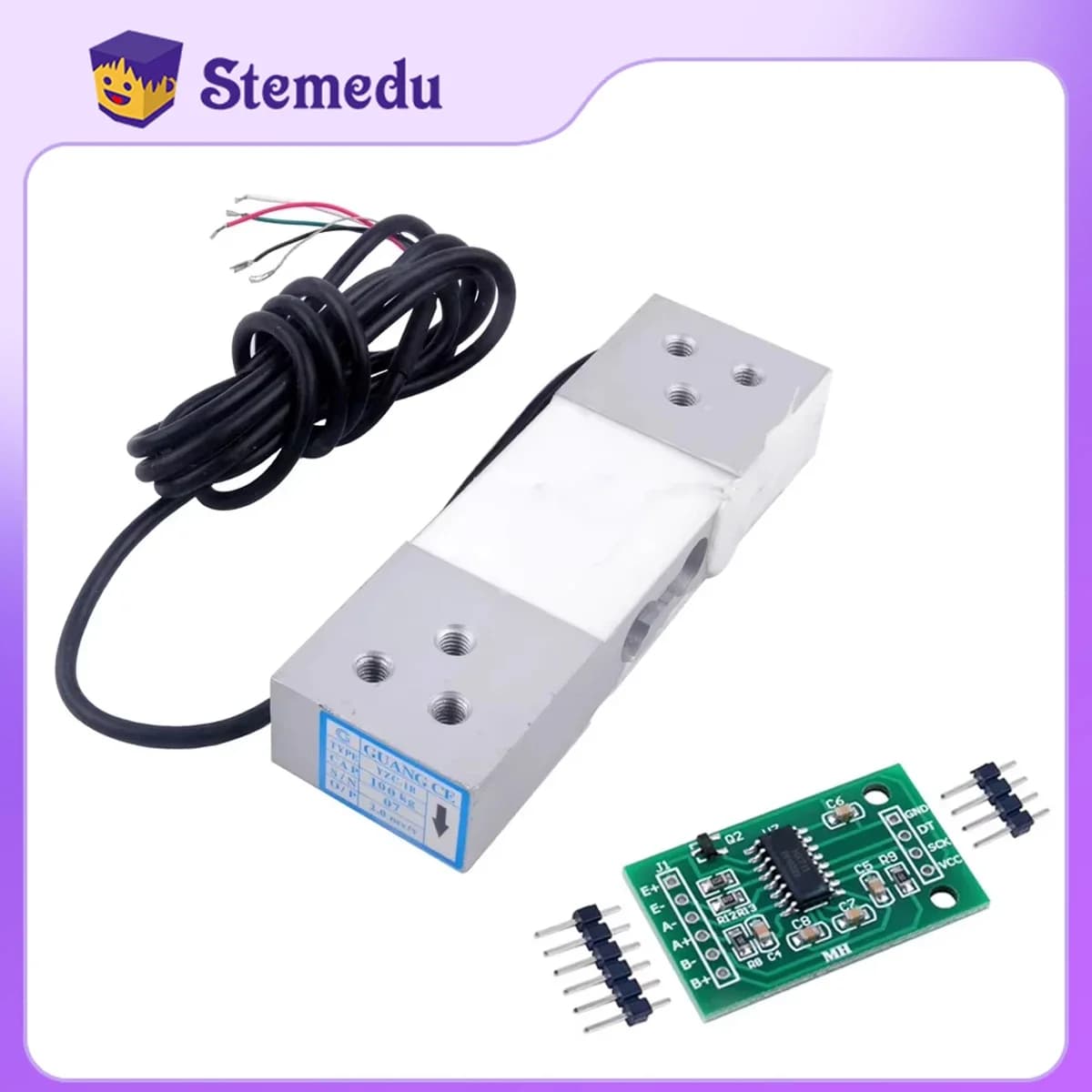 100KG YZC-1B Pressure Sensor, Digital Load Cell Portable for Kitchen Electronic Balancing, Weight Sensor for Fai-da-Te Arduino Kit