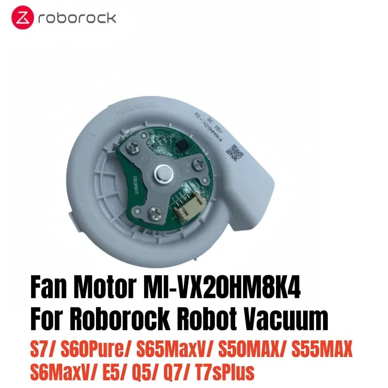 Motore del ventilatore originale per Roborock S6 Pure/ S6 MaxV/S7/ S65MaxV/ S5MAX/ S55MAX/ E5/ Q5/ Q7/ T7sPlus Parti per aspirapolvere robot
