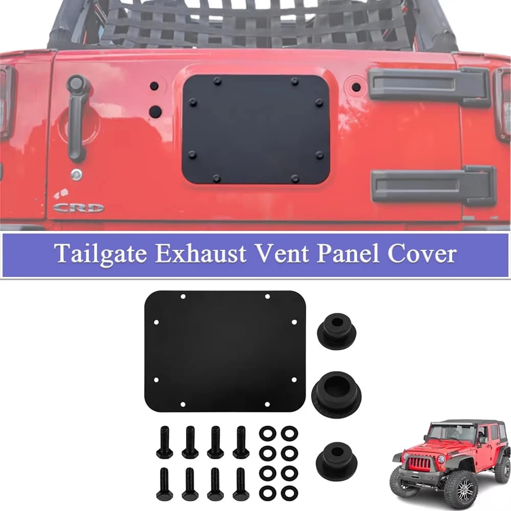 Copertura Impermeabile per Presa d'Aria del Portellone Posteriore per Jeep Wrangler JK 2007-2017, Accessori Esterni