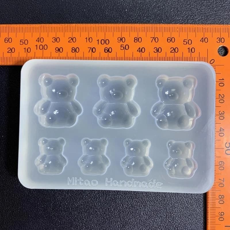 91ac silicone stampi epossidici stampi fai -da -te stampi decorazioni da tavolo a forma orso