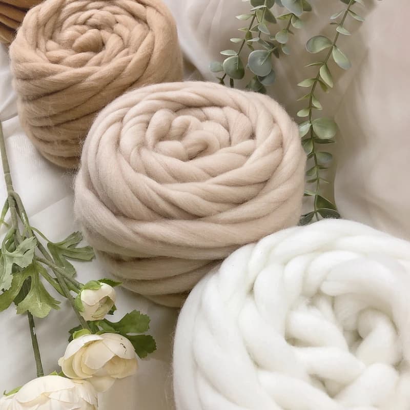 100 g di filato per maglieria grosso gigante - imitazione lana islandese super morbida per progetti di cappelli sciarpa maglione fai da te all'uncinetto lavorato a braccio