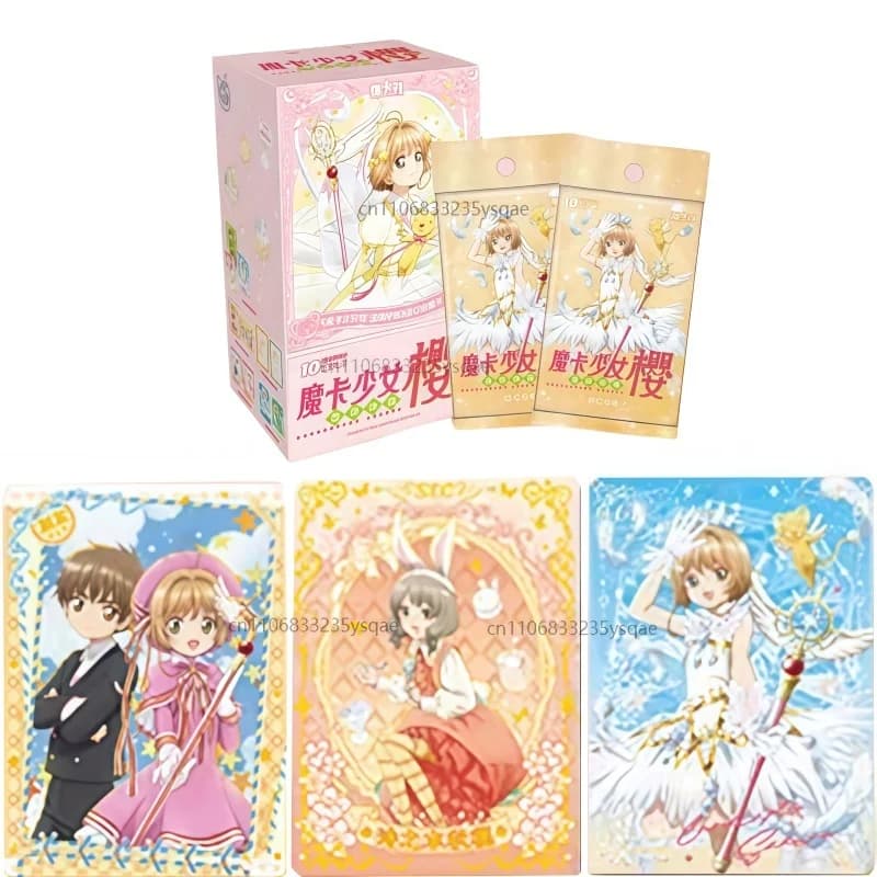 Card.Fun Carta Originale Moka Maiden Sakura, Carta Trasparente, Carta da Collezione per Giochi di Animazione e Cartoni Animati, Giocattolo e Regalo
