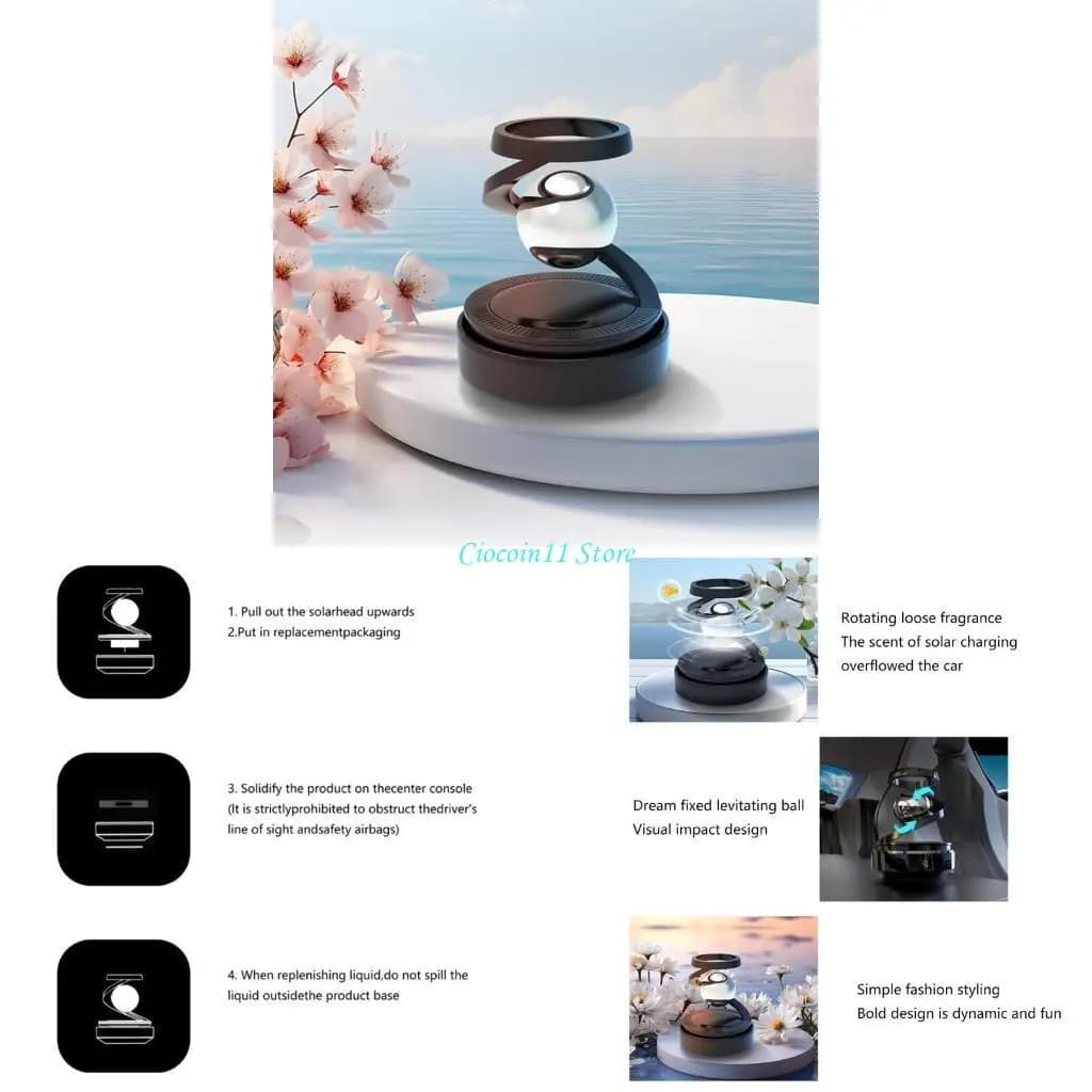 Y1UB SPACE TEMA CARICA ARI VEICOLA SOLAR BREEDENER AIR VEICOLI VEICOLI INTERNI ORNNAMENTO SPASE STANTE AUTO AUTO