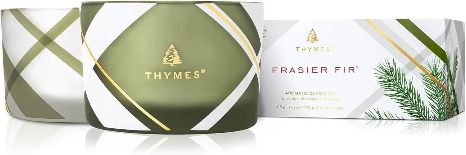 Set of Candles Perfume at Fir Siberiana - Fragrance of Cedar and Sandal - Bouquet of Luxury for the House - 85 g (Pack of 2)
