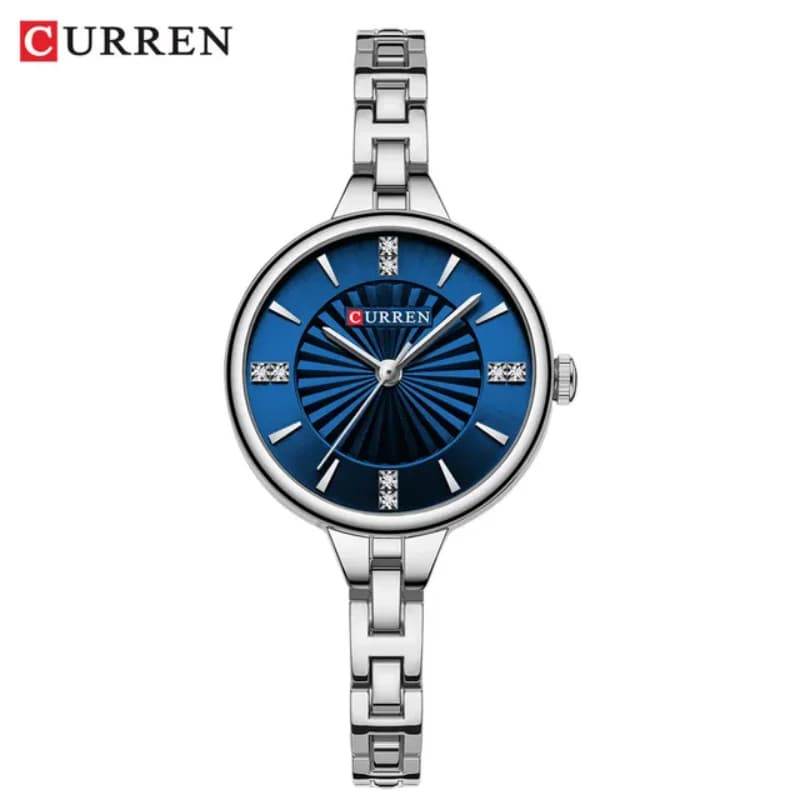 CURREN 9097 Orologio al quarzo da donna delle migliori marche Orologio elegante da donna con cinturino in acciaio inossidabile impermeabile oro argento moda casual
