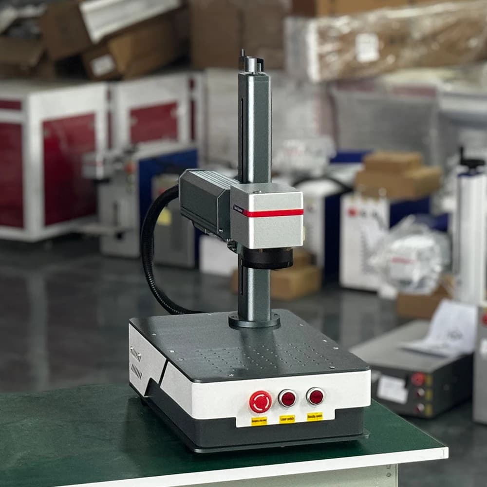 100W Fiber Laser Engraver Engraving Marking Cutting Machine For Metal