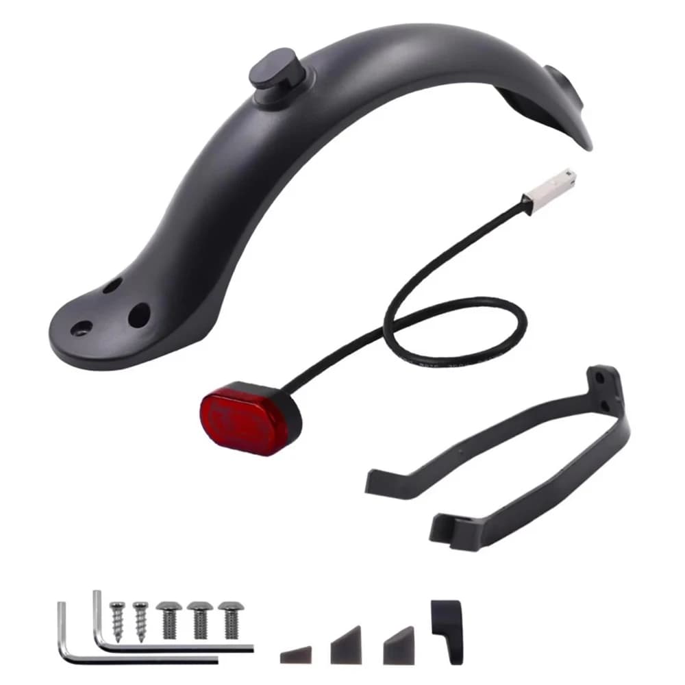 Per Xiaomi Mijia MI M365 1S M187 Pro E-Scooter Pneumatico Splash Parafango con fanale posteriore Anteriore Parafango posteriore Linea di viti