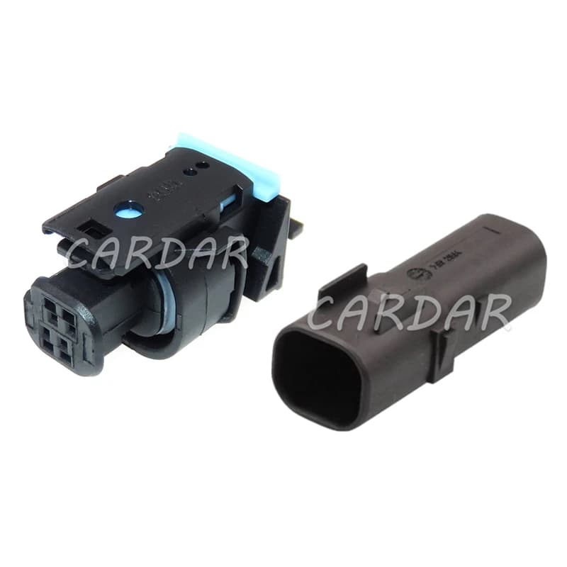 Set Connettore 4 Pin 3C0973704 1718109-1 per Assemblaggio AC, Cavo Induttore Maniglia Esterna Auto, Presa per Maniglia Porta