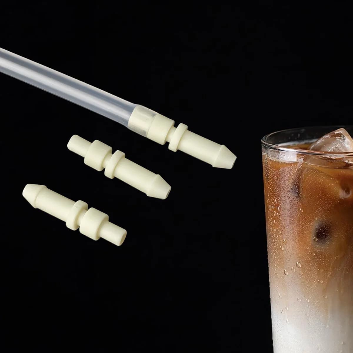 I-shaped Pagoda Joint For 3*6MM Coffee Machine Milk Tube