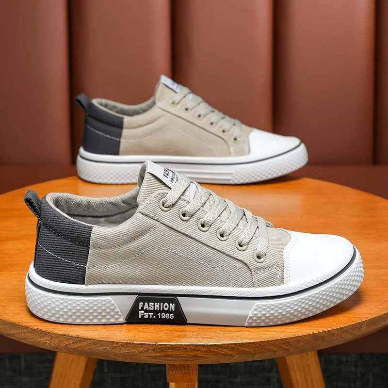 Men Classic Canvas Sneakers, Light Weight, Breathable, Durable, Daily Walking Casual Shoes