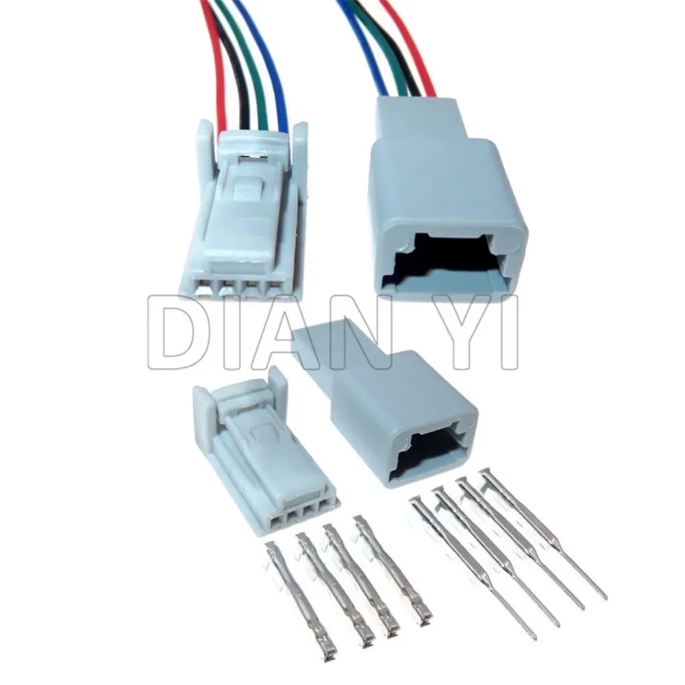 1 Set 4 Way AC Assembly Auto Warning Light Wire Connector For Toyota Prado 1473672-2 Car Hazard Light Double Flash Lamp Socket