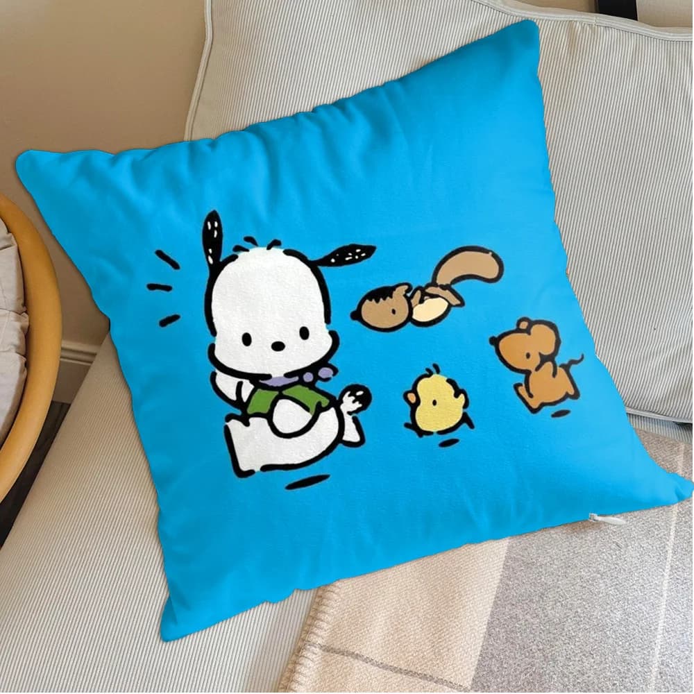 Bearing for ornamental cushions Kawai P-Pochacco for decorative sofa, 45x45 pillow lining, luxury home decoration and living room