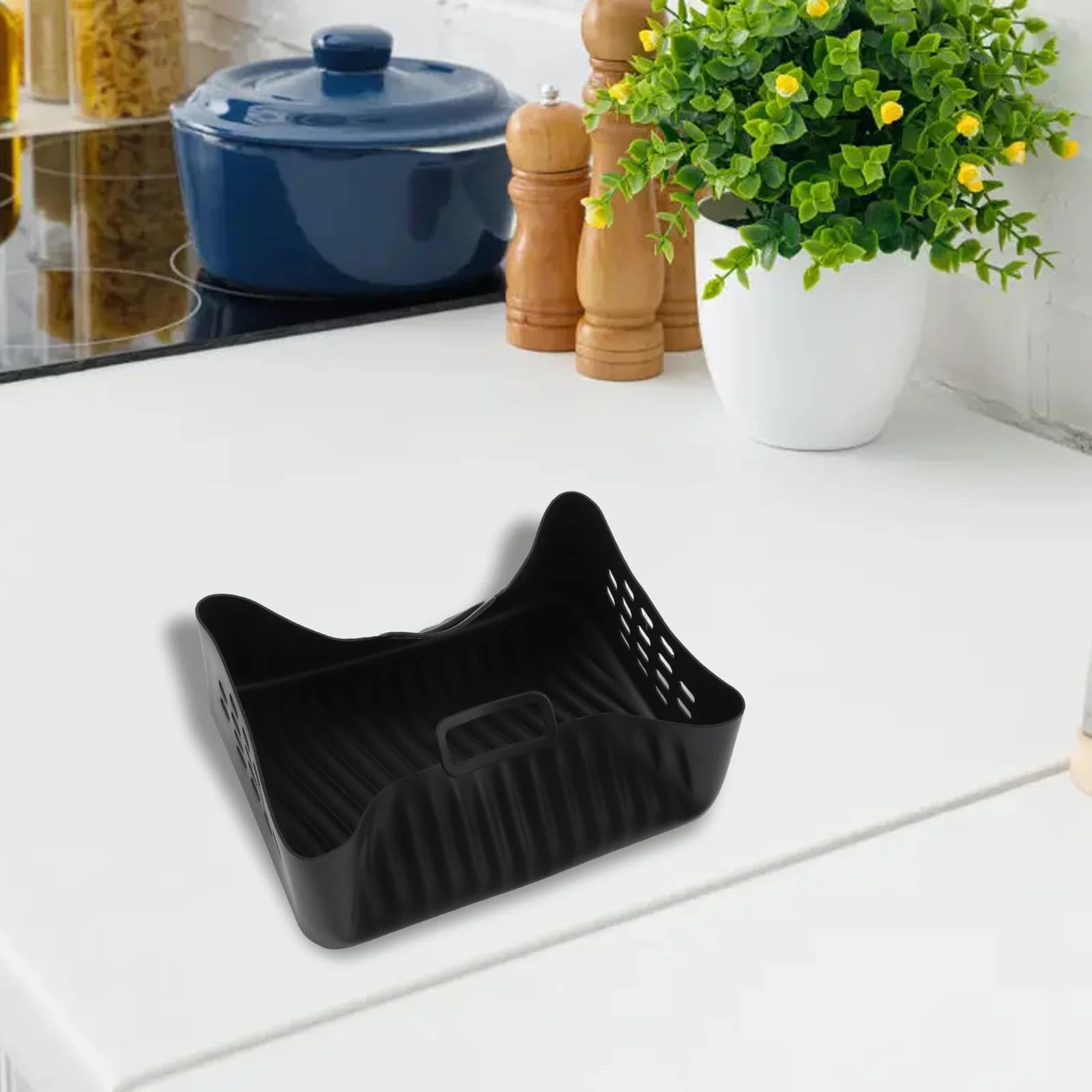 Air Frying Machine Silicone Mat Silicone Baking Machine Compatible with SL400UK Compatible with SL401 Air Frying Easy to Clean