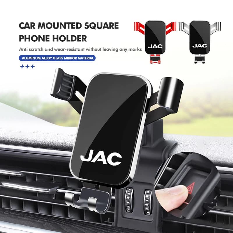 For JAC Gravity Car Phone Holder Air Vent Moblie Cell Stand Mount Bracket JS3 J2 S5 JS2 S3 T8 Refine J5 J6 J7 J4 T6 T8 Pro T9