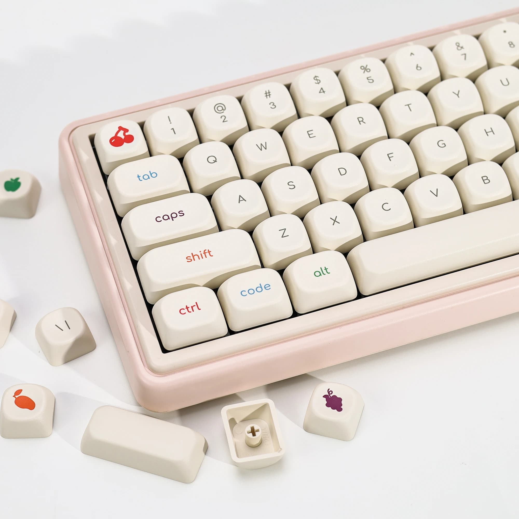 KBDiy 137 Keys Froyo Keycaps PBT KOA MOA Profile ISO Korean Keycap For 60% 75 60 Gaming Mechanical Keyboards KIT Key Caps Set