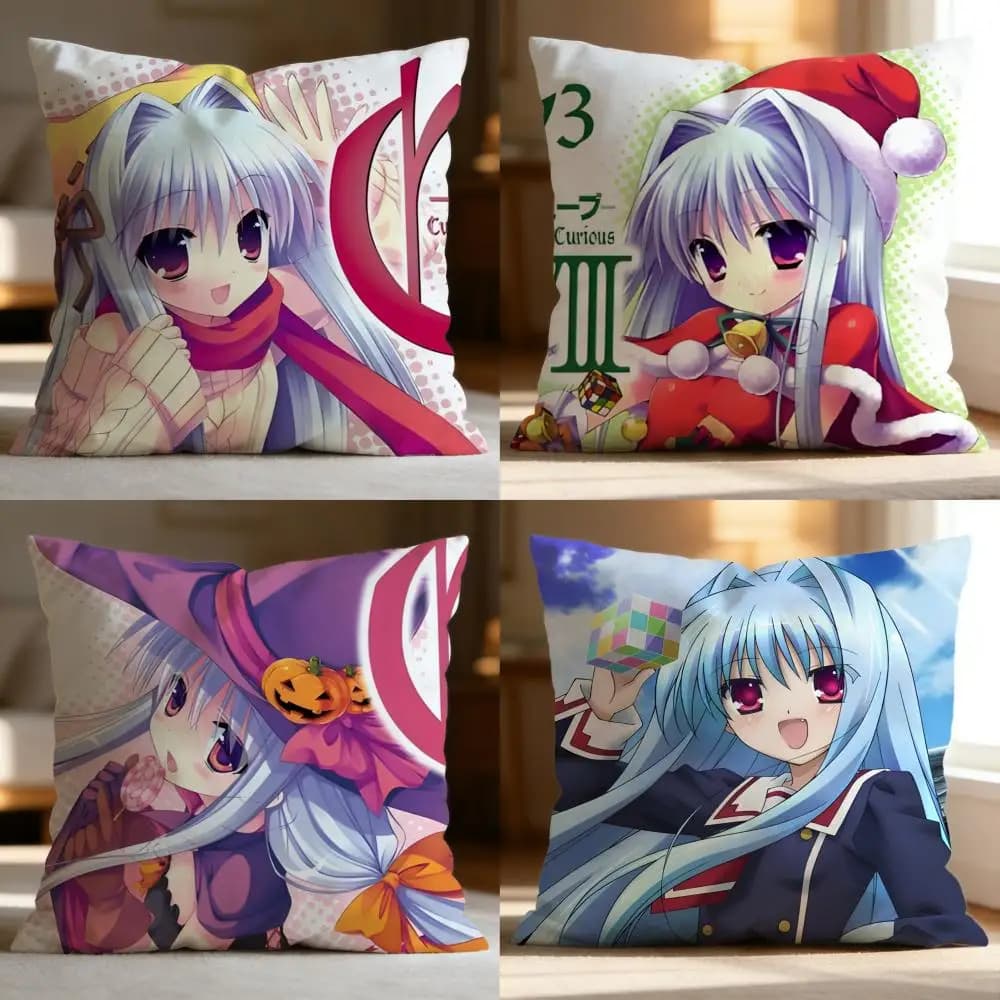 Fodera per cuscino Anime Cubic C3, morbida e lavabile, multiuso per divano, letto, viaggi, ufficio