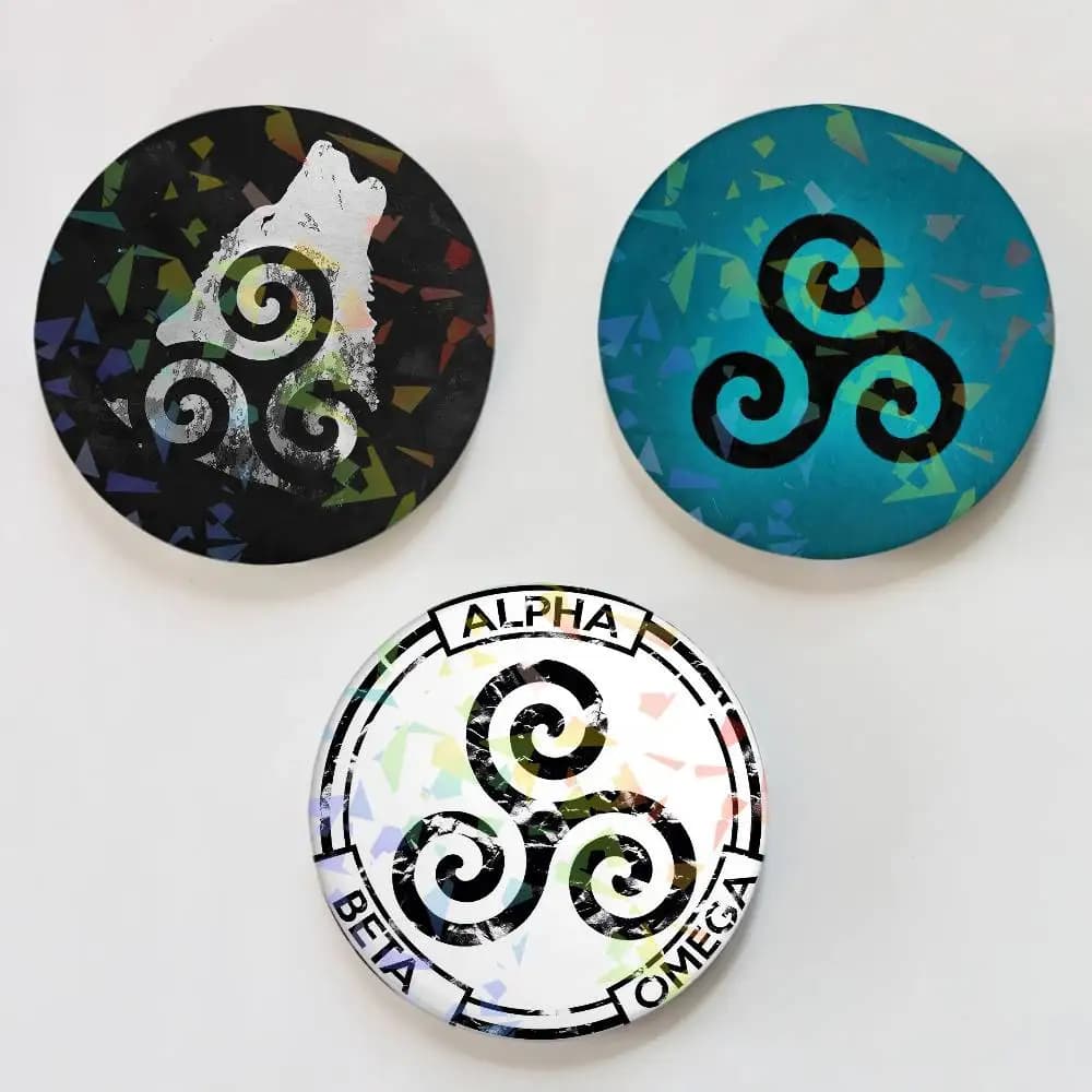 The TV T-Teen Wolf Laser Button Pins Zaino Abbigliamento Decor Spilla Fiction Badge Gioielli Regali