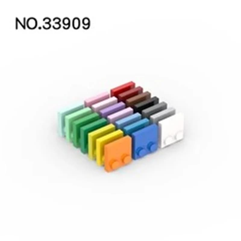 50 pz MOC Parti 33909 Piastrella Modificata 2x2 Mattoni Compatibili FAI DA TE Assemblare Building Blocks Particelle Giocattolo Del Capretto Regalo Puzzle Cervello