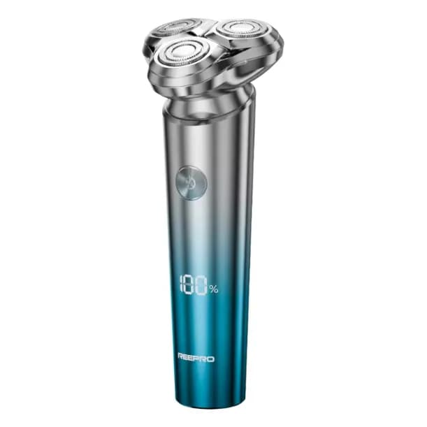 Nuovo Modello 2026 - Regolabarba Elettrico Impermeabile 3D Flottante con Display Digitale a LED, Ricaricabile, per Uomo, Sicuro per Viso e Barba