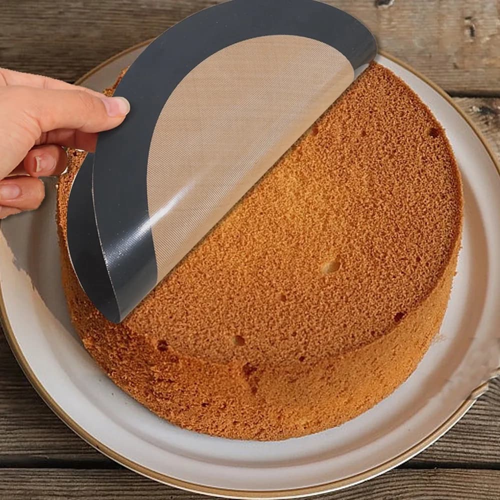Set of 9-inch Silicone Oven Mats, Easy to Clean, Anti-Agents, Multifunction, Reusable for Cake, Pizza, Pastry and Cookie