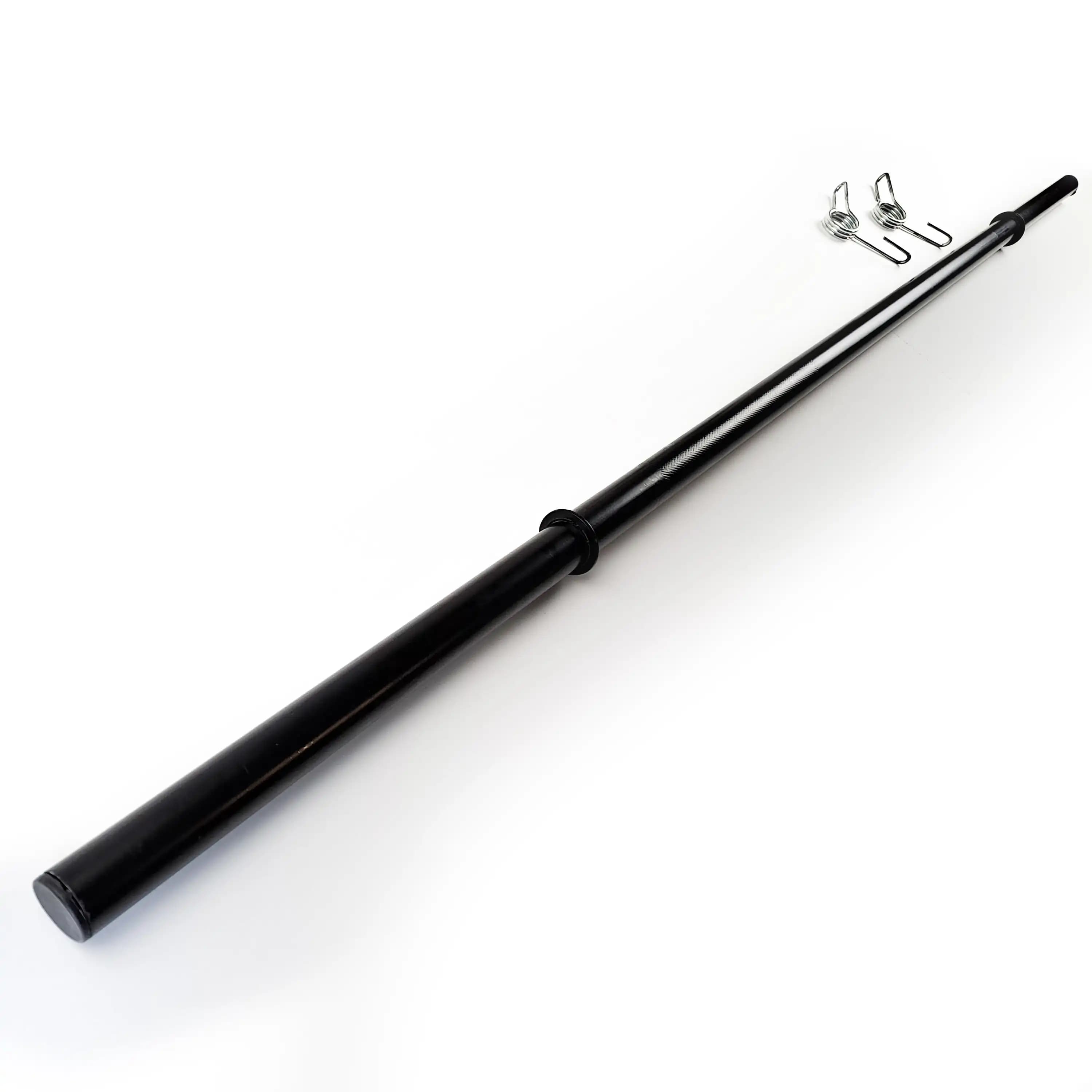 Standard 4.5 Foot Weight Lifting Bar with Secure Collars Ideal for Vinyl Plates