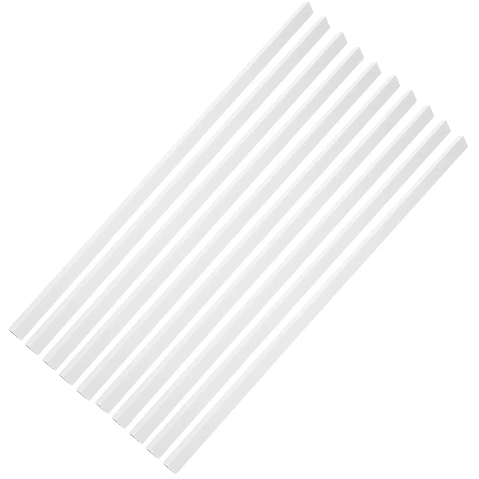 10 Pezzi Barre Scorrevoli per Documenti, Organizzatore per Cartelle in Plastica con Asta a Scomparsa per Recupero Rapido, Strumento Fai-da-te per la Creazione di Libri a Fogli Mobili