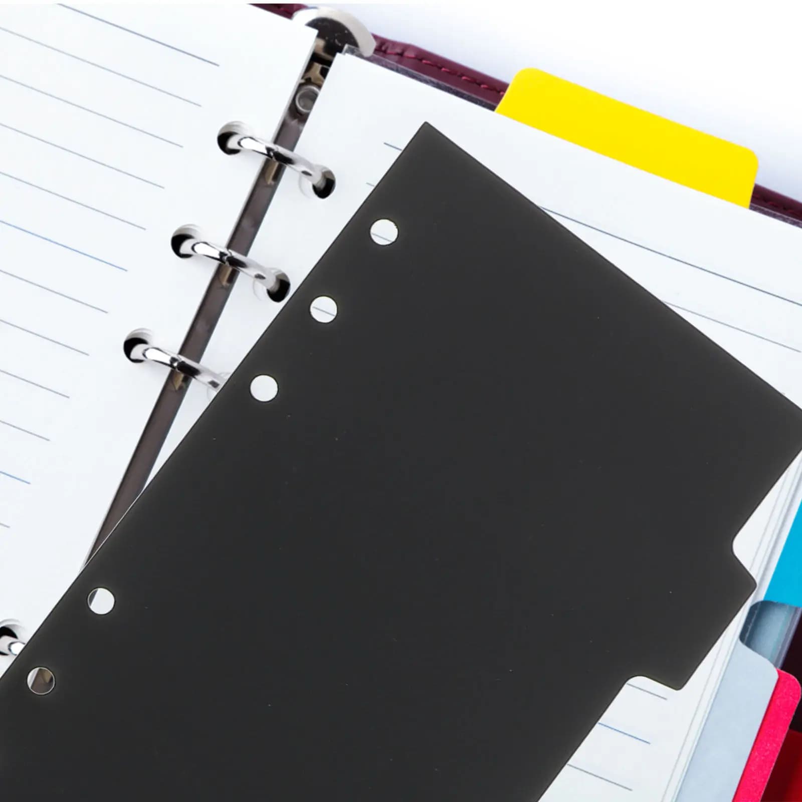 18 Fogli Divisori per Indice in Plastica, Separatori per Quaderni e Agende a Fogli Mobili, Marcatori di Pagina per Organizzazione, Linguette di Classificazione