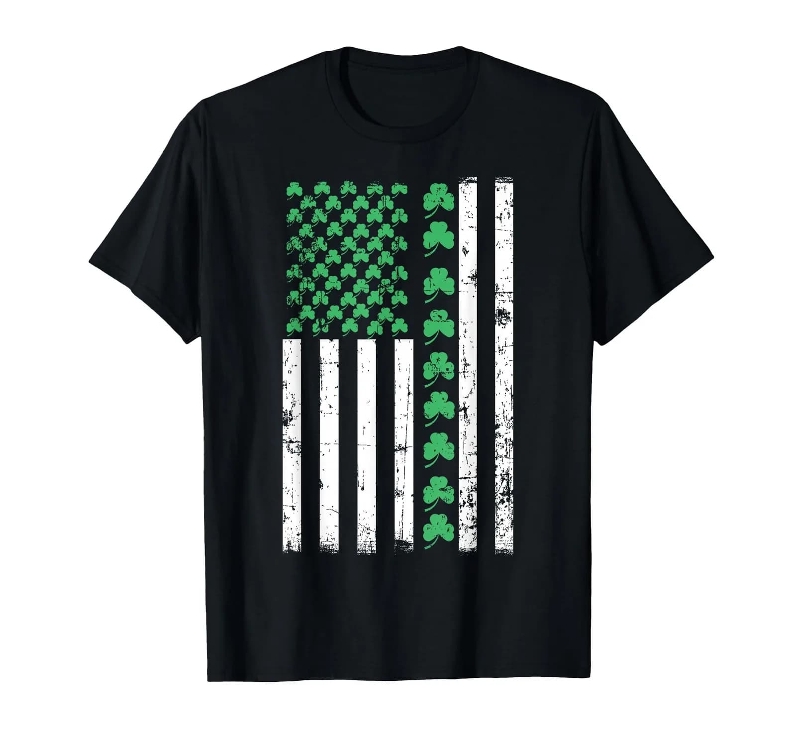 T-shirt vintage con bandiera irlandese del giorno di San Patrizio