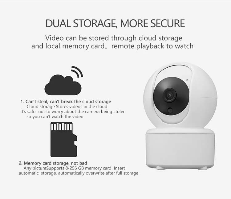 Telecamera WiFi per Bambini 3MP, Mini Telecamera CCTV per Interni con Tracciamento AI, Audio e Visione Notturna, Webcam di Sorveglianza Domestica