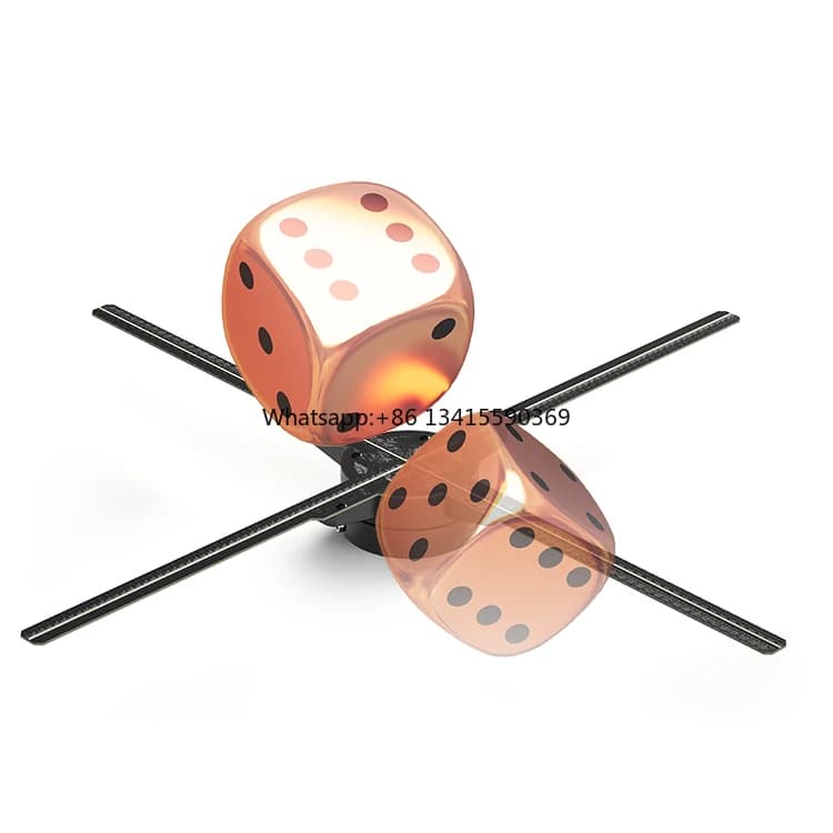 Proiettore olografico da 65 cm 100 cm Ventola ologramma di qualità cinese 50 Ventilatore 3D Hologramma Publicit