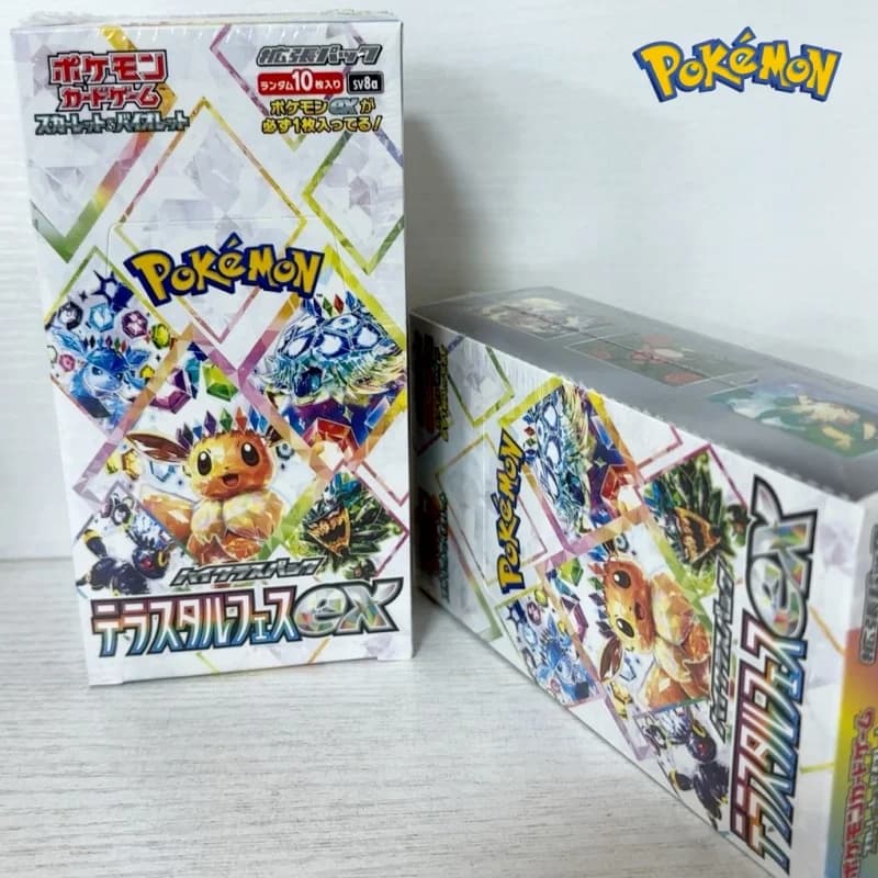 Nuova Edizione Originale Giapponese Sigillata del Gioco di Carte Collezionabili Pokemon Sv8a Terastal Festival Ex per Collezionisti Adulti