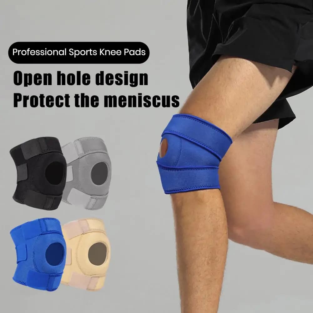 Ginocchiera sportiva da 72 * 14 cm per supporto dal dolore al ginocchio Protezione elastica regolabile Supporto per ginocchio fitness traspirante per strappo del menisco MCL