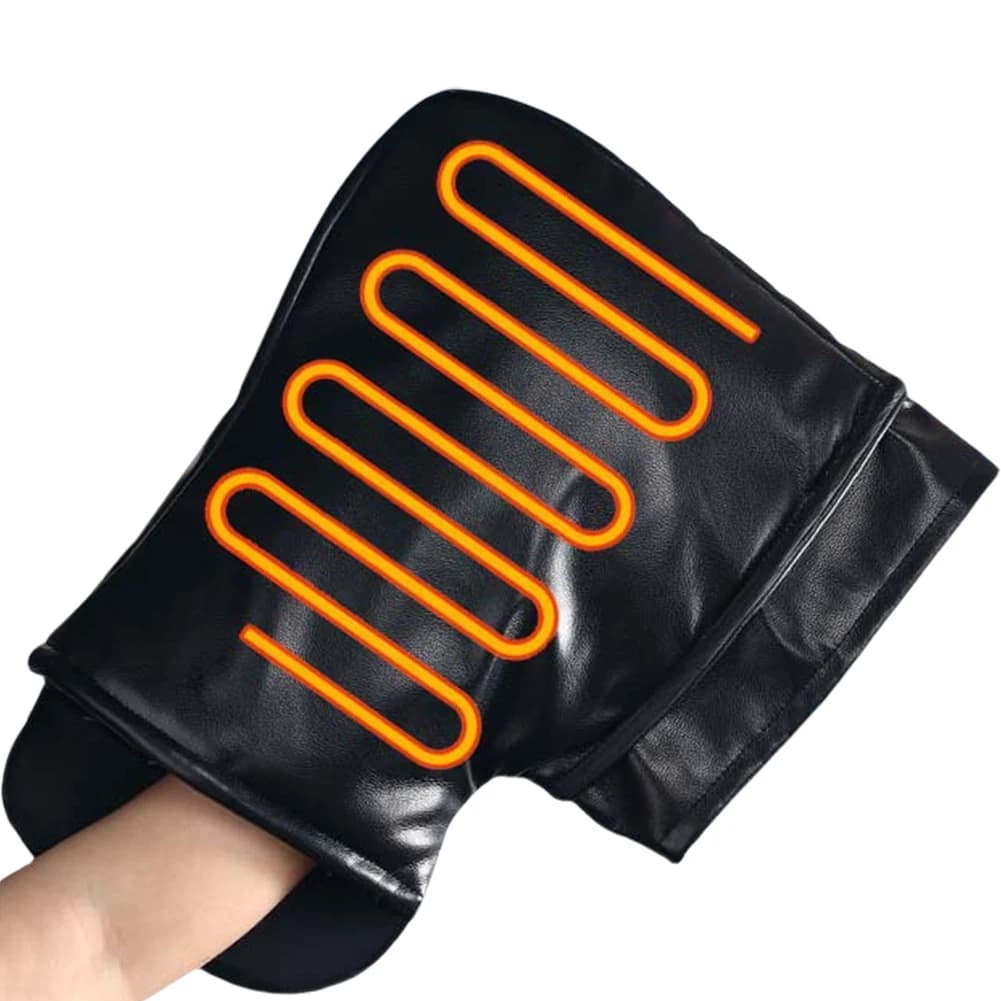 Manicotti per manubrio riscaldati per moto Guanti impermeabili per impugnatura riscaldata per moto Ricarica USB per scooter da moto MTB per bicicletta