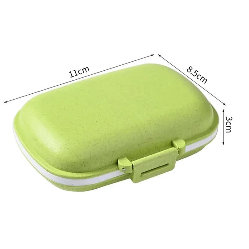 Organizer per portapillole da viaggio giornaliero con scatola di integratori vitaminici per medicinali