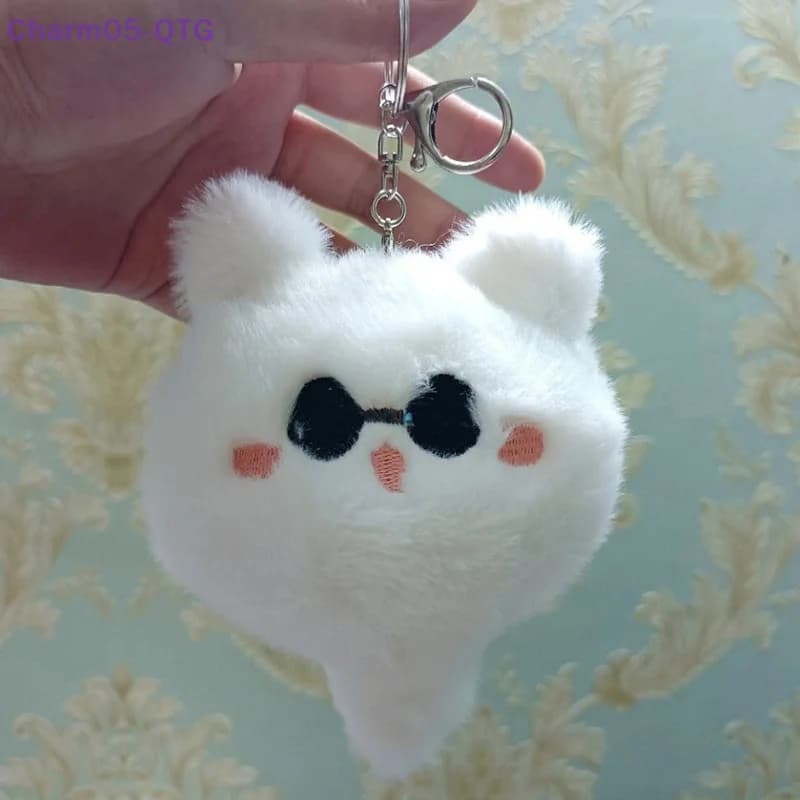 Peluche a forma di gatto, simpatico giocattolo ricamato, pupazzo di peluche, ciondolo, giocattoli a cartoni animati per bambini, idea regalo