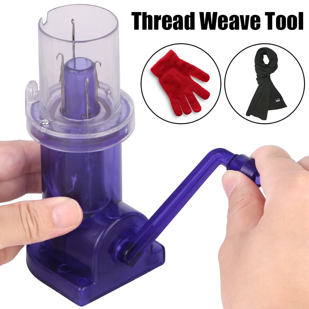Craft Bracelet Weave Tool Loom Spool Knitter Embellish Hand Knit Portable Hand-Knitted Creative Knitting Machine