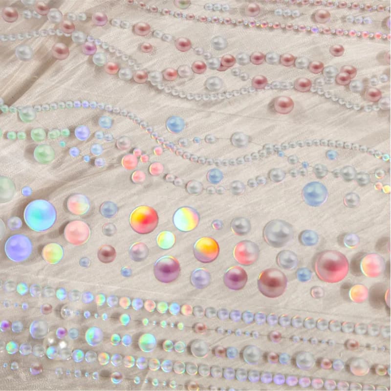 1Roll 2m Beautiful Pearl Themed Washi Tape Decorative Masking Tape Journal Scrapbooking DIY Craft Supplies