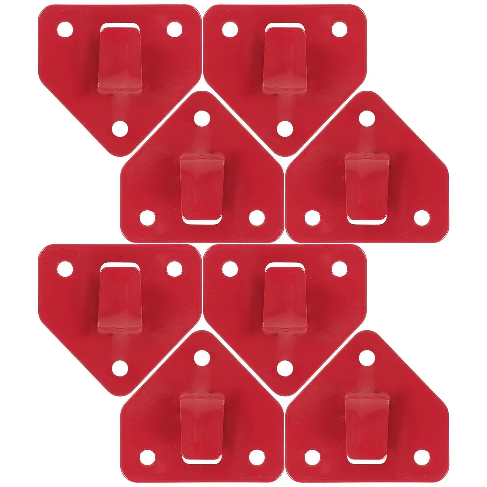 16 staffe hardware di supporto per montaggio con gancio triangolare per staffa da parete per estintore per uso domestico in garage