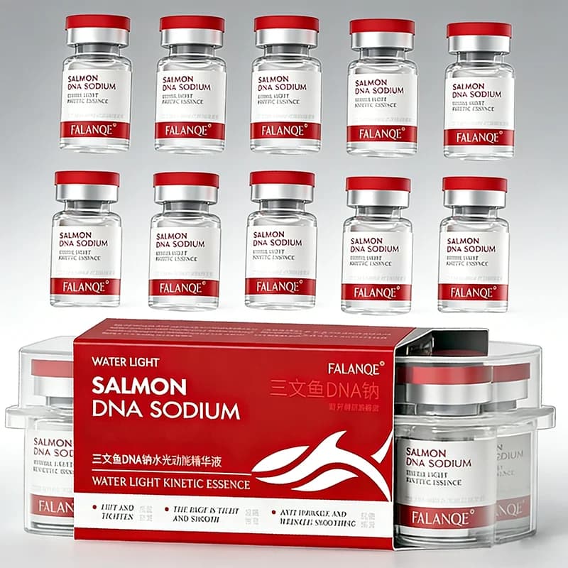 Serum Anti-wrinkles to the DNA of Salmon and Sodium, Anti-aging Ampolla, Collagen Essence, Hydrating Face, Whitening and Skin Care Rassoder