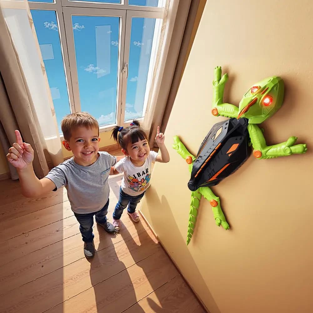 Arrampicata su parete RC Gecko Giocattolo Elettrico telecomando lucertola muro arrampicata auto geco Animale Auto Giocattoli di Halloween per bambini