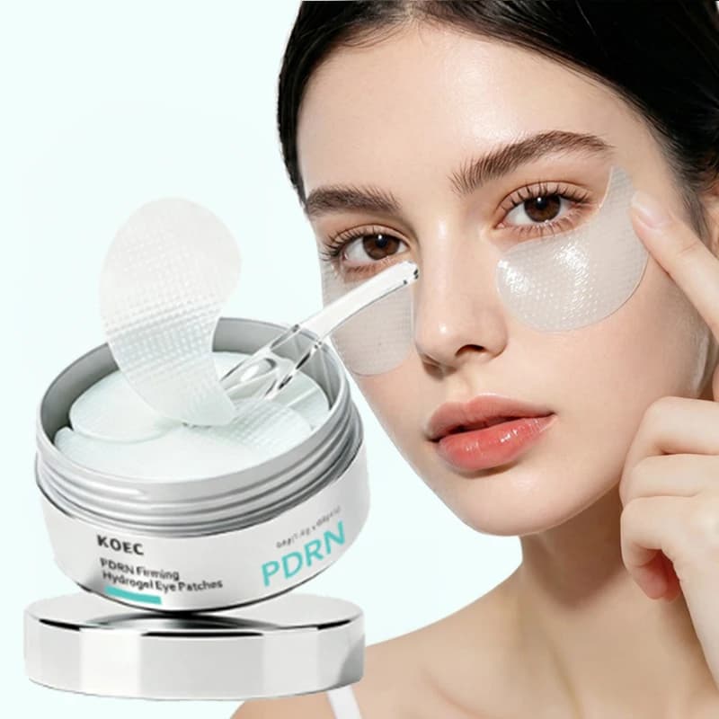 PDRN Salmon Moisturize Eye Mask 60 Pieces Hydrolyzed Collagen Hydrate Nourish Improve Dark Circles Dry Fine Lines Daily Eyecare