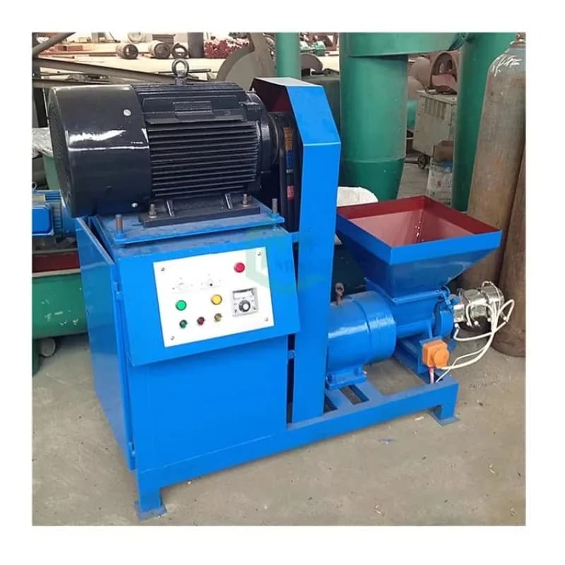 Wood Sawdust Rice Husk Charcoal Rod Stick Making Machine Wood Coal Stick bar Briquette Compressor Machine